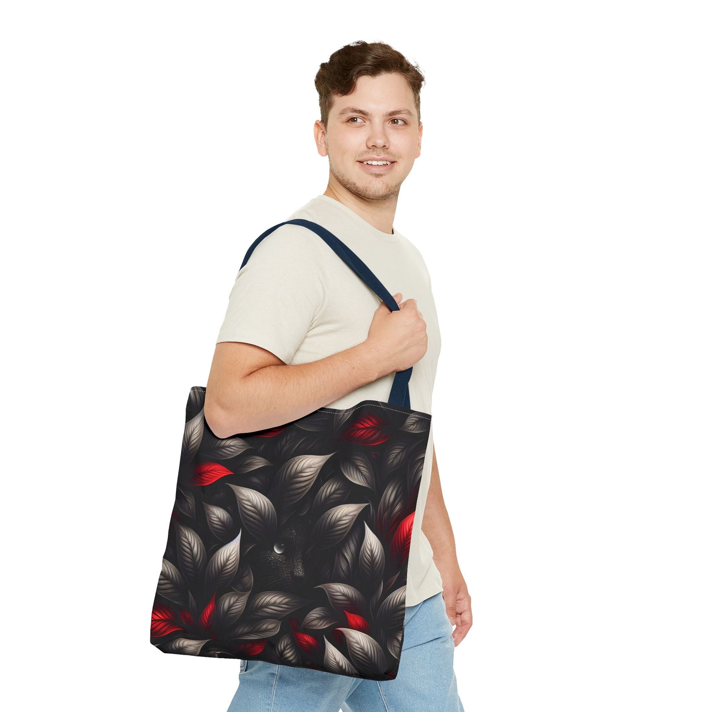Black Red Mystical Tote Bag | Eco-Friendly Shopping Companion