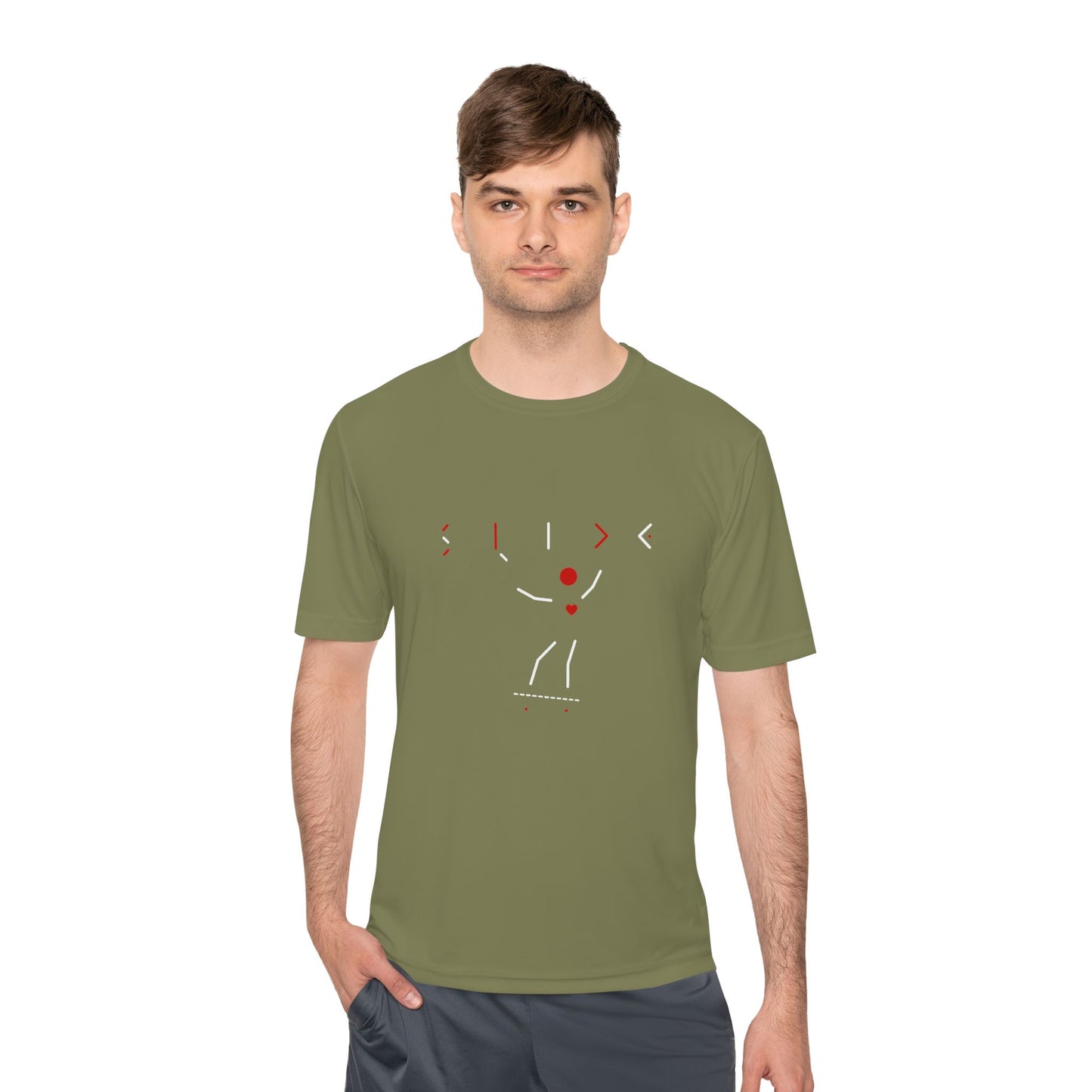 Slide! Moisture Wicking Active Tee, Sports Shirt