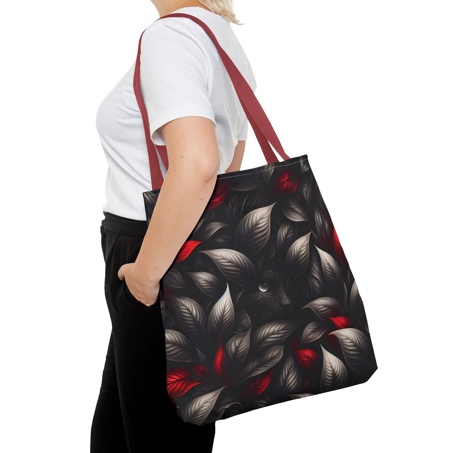 Black Red Mystical Tote Bag | Eco-Friendly Shopping Companion