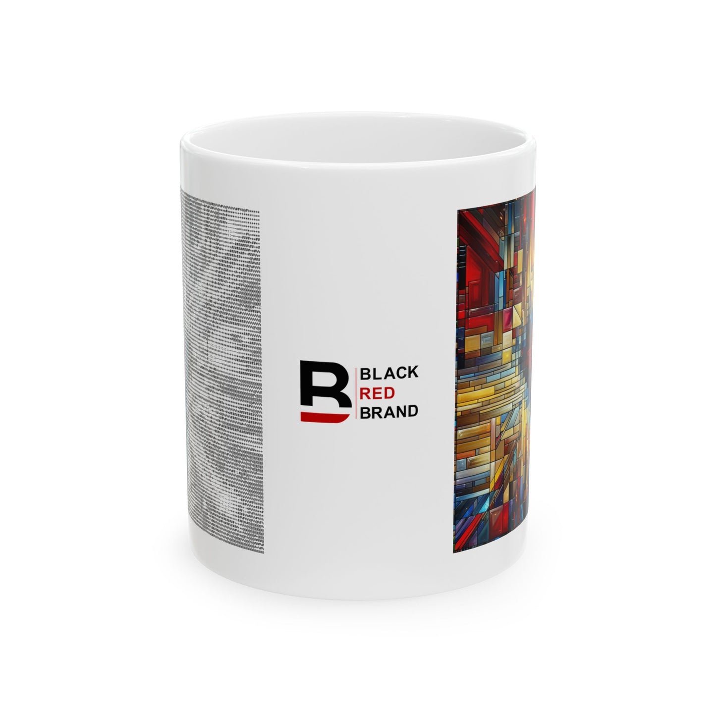 Mosaic Heart (Love and Logic) | Coder’s Coffee Mug White