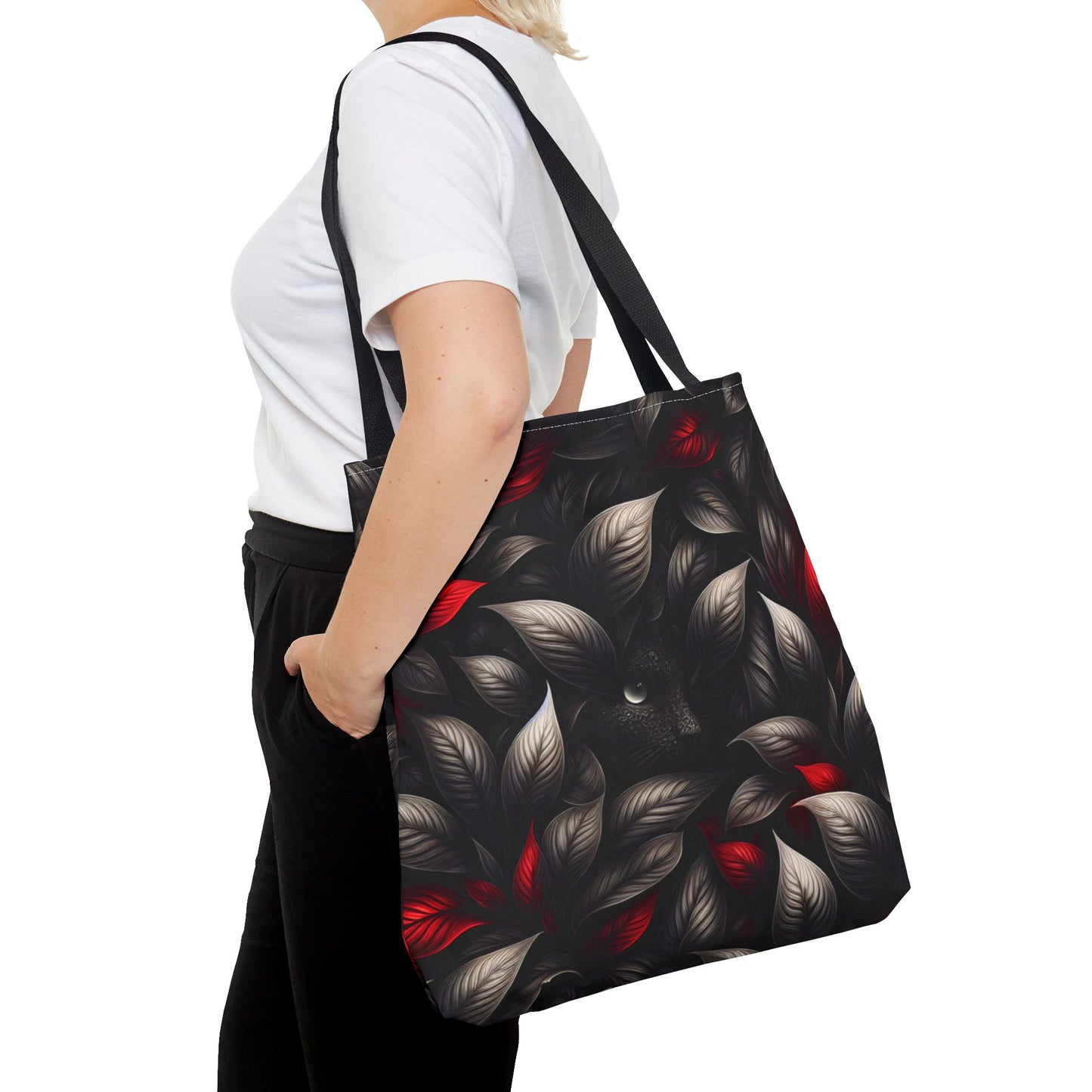 Black Red Mystical Tote Bag | Eco-Friendly Shopping Companion