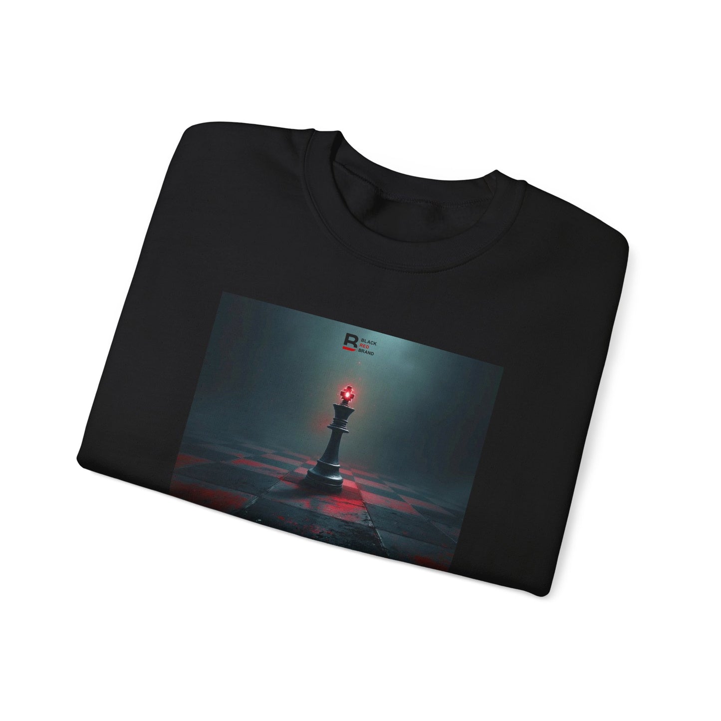 Black Red Lone King | Last Stand Crewneck Sweatshirt