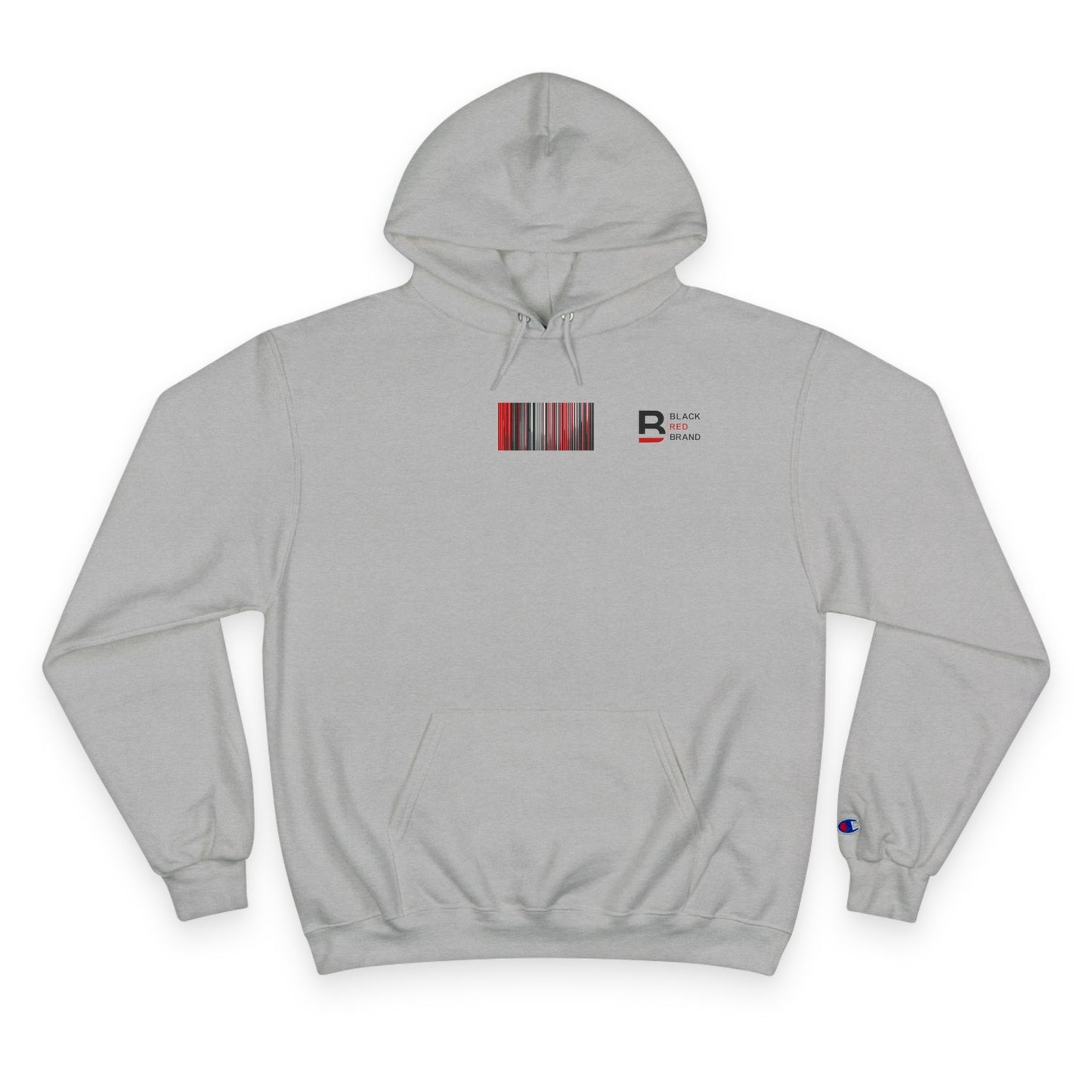 Champion Hoodie with Smile Graphic, Cozy Streetwear