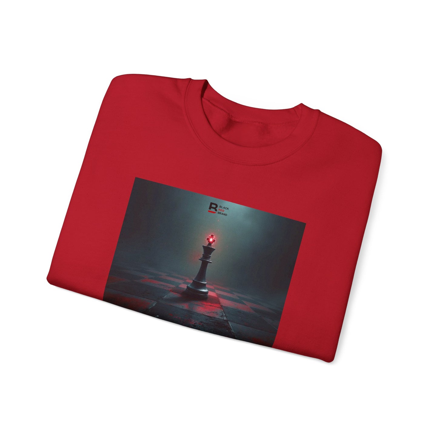 Black Red Lone King | Last Stand Crewneck Sweatshirt