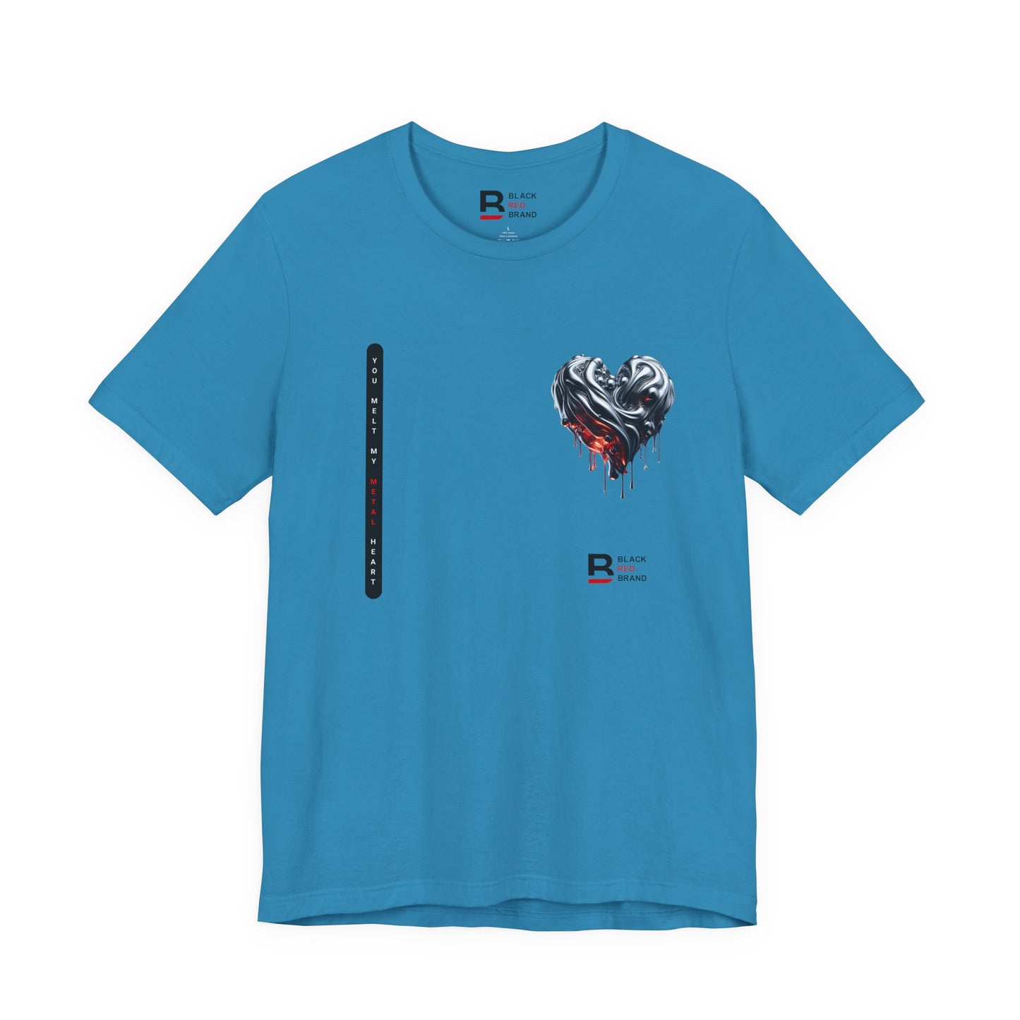 Black Red Metal Heart | Melted