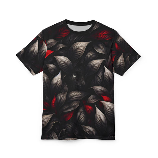 Black Red Cat | Silver Leaves