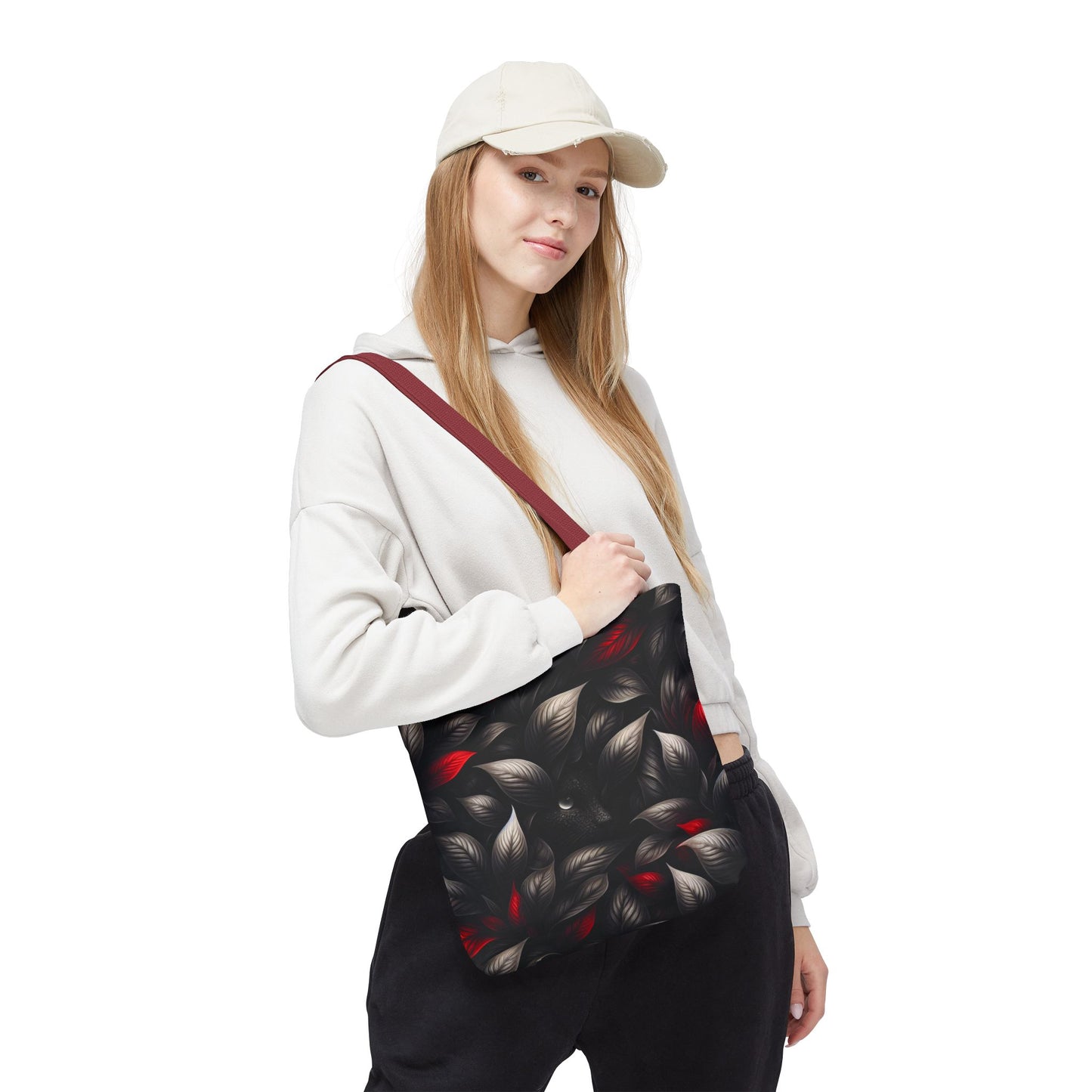Black Red Mystical Tote Bag | Eco-Friendly Shopping Companion