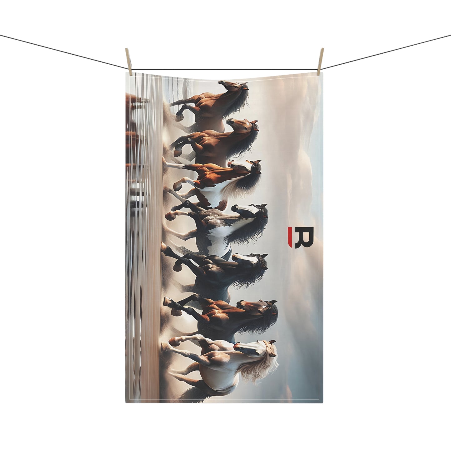 Equestrian Art Tea Towels - Horse Design for Kitchen Decor