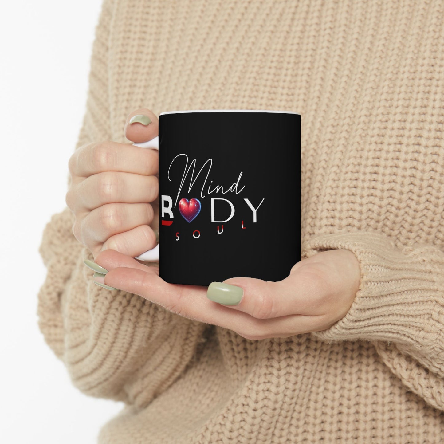 Mind, Body, Soul Mug | Black