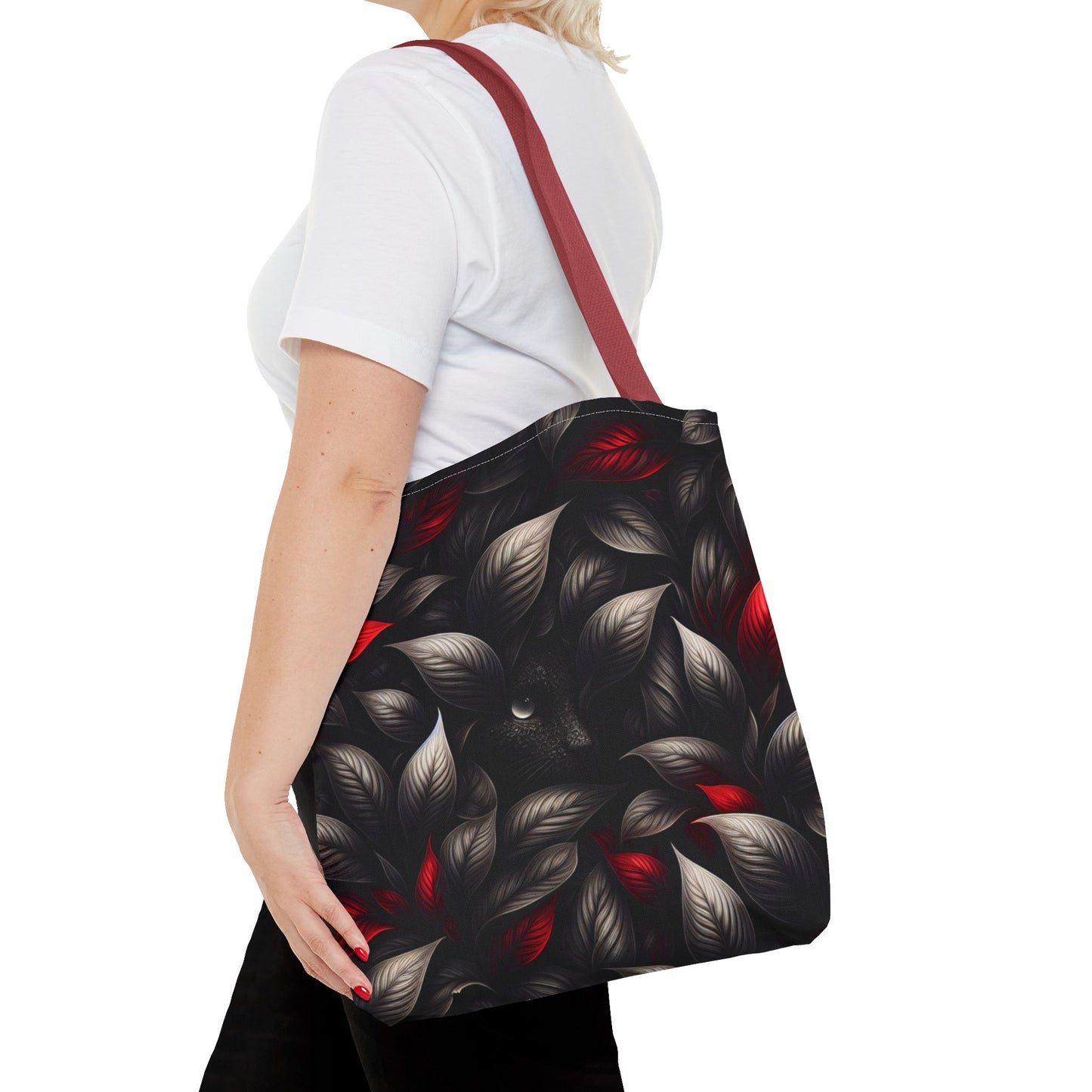 Black Red Mystical Tote Bag | Eco-Friendly Shopping Companion