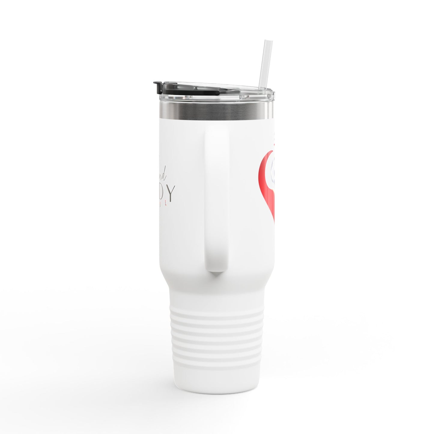 Mind Body Soul Insulated Travel Mug - 40oz Motivational Drinkware for Wellness Enthusiasts