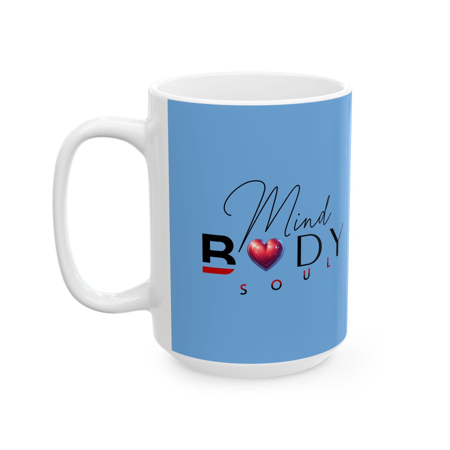 Mind, Body, Soul Mug | Light Blue