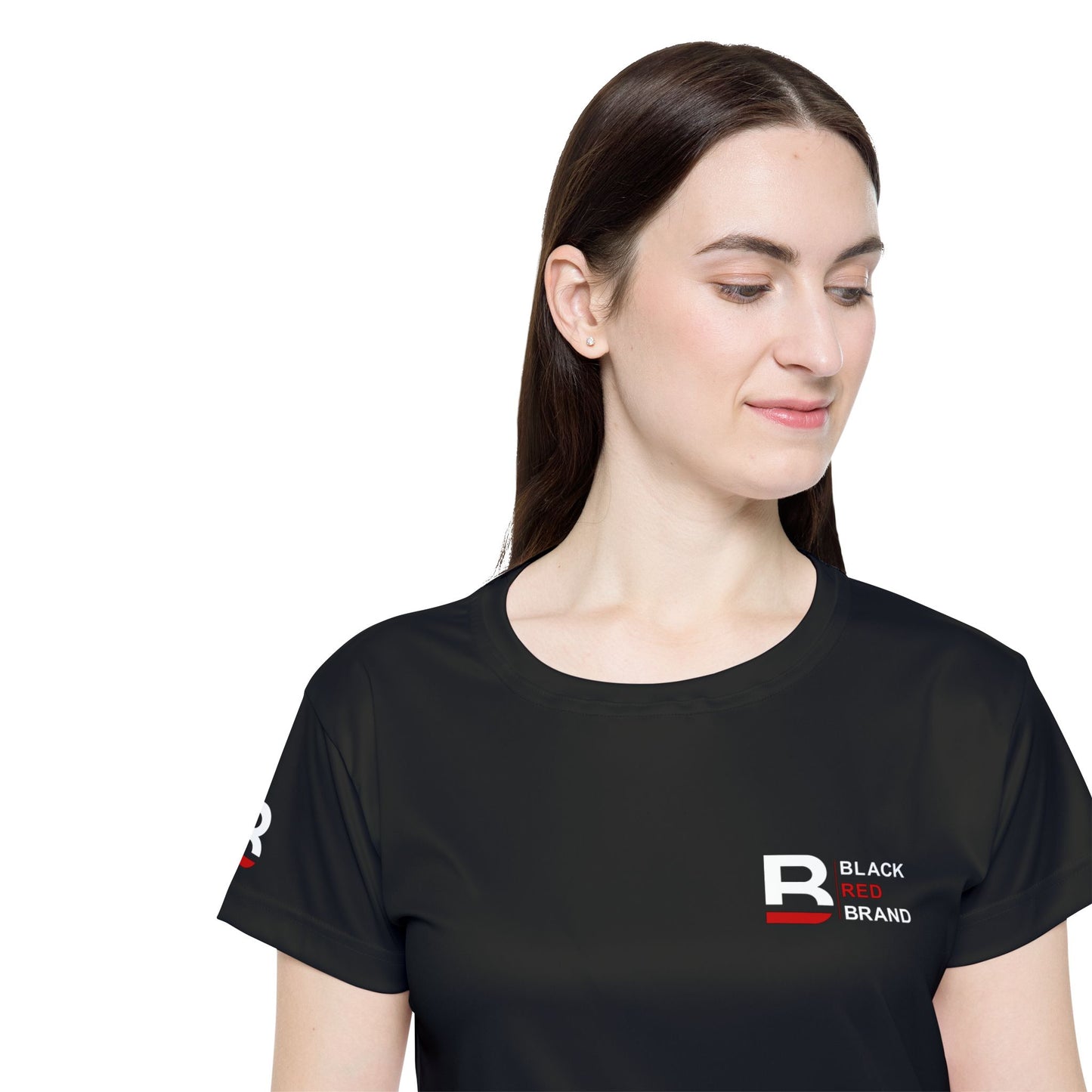 Black Red Cat Woman | Sports Jersey - Cool Athletic Tee for Cat Lovers