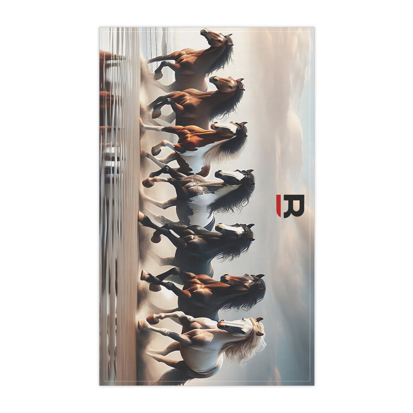 Equestrian Art Tea Towels - Horse Design for Kitchen Decor