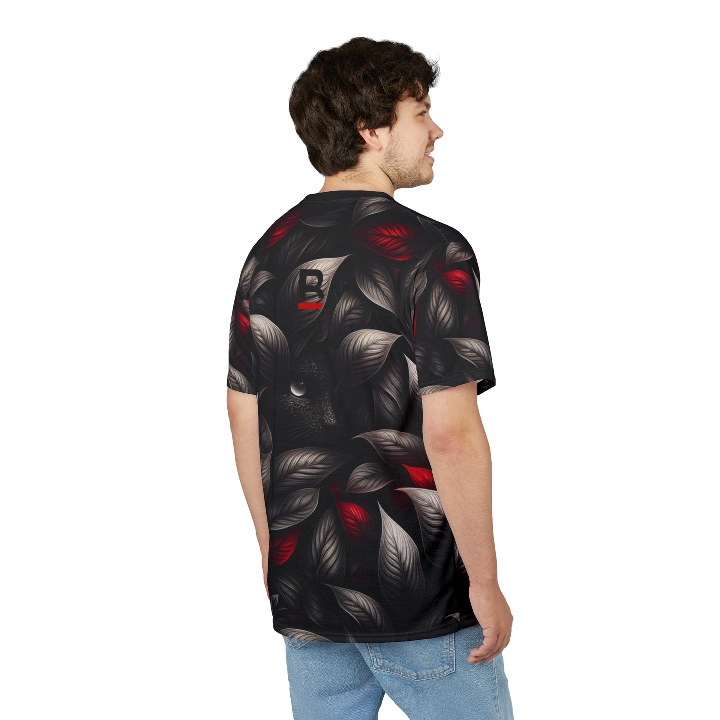 Black Red Cat | Silver Leaves