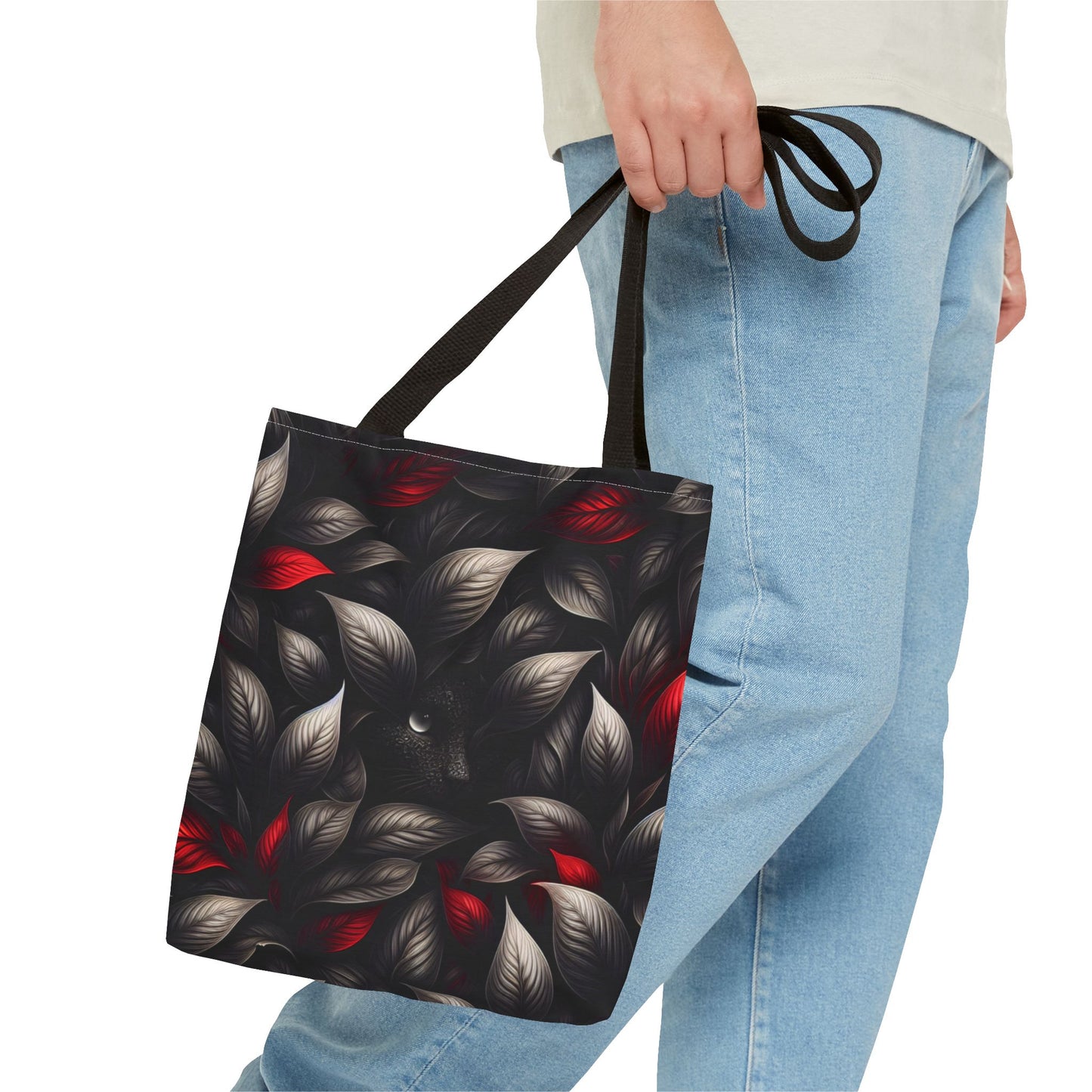 Black Red Mystical Tote Bag | Eco-Friendly Shopping Companion