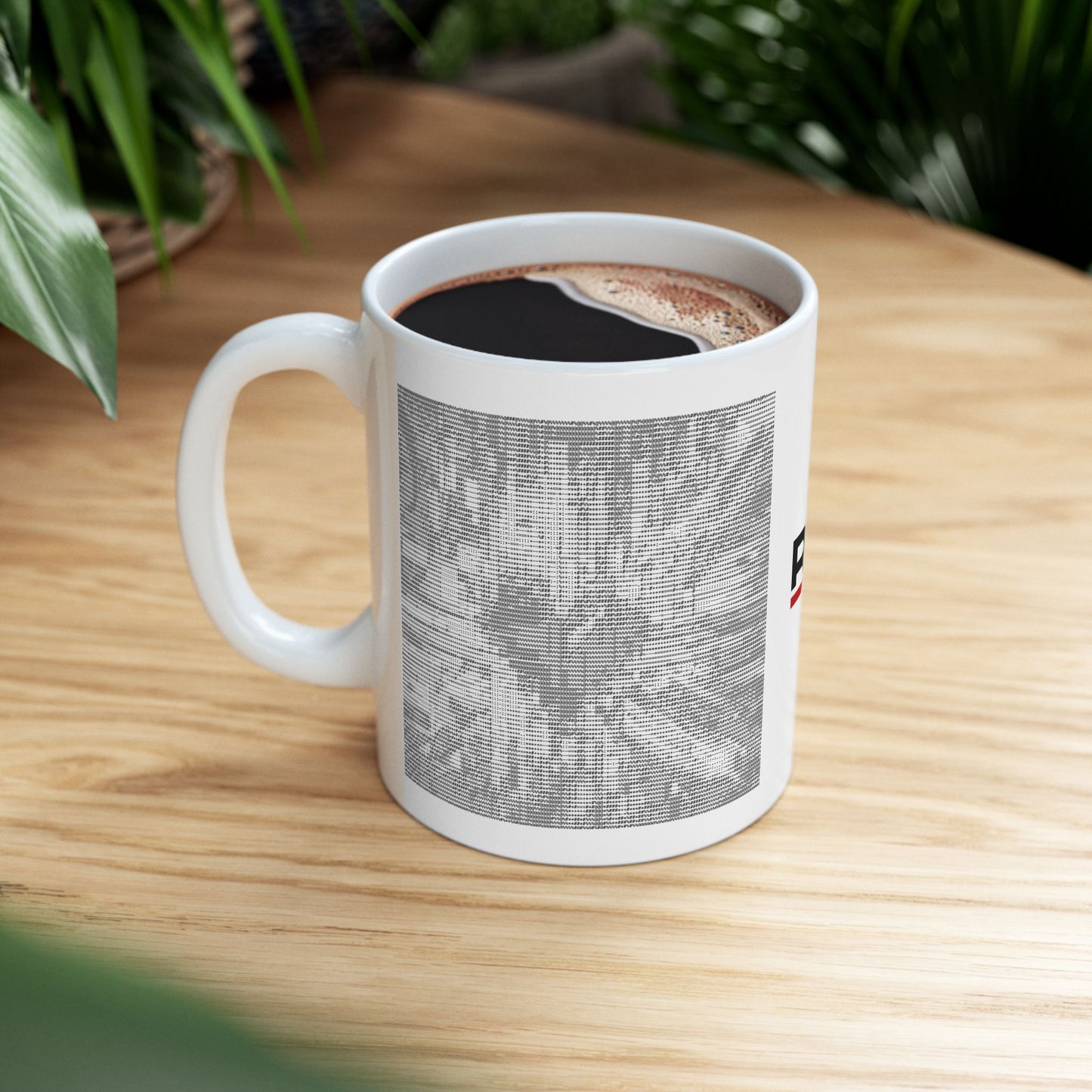Mosaic Heart (Love and Logic) | Coder’s Coffee Mug White
