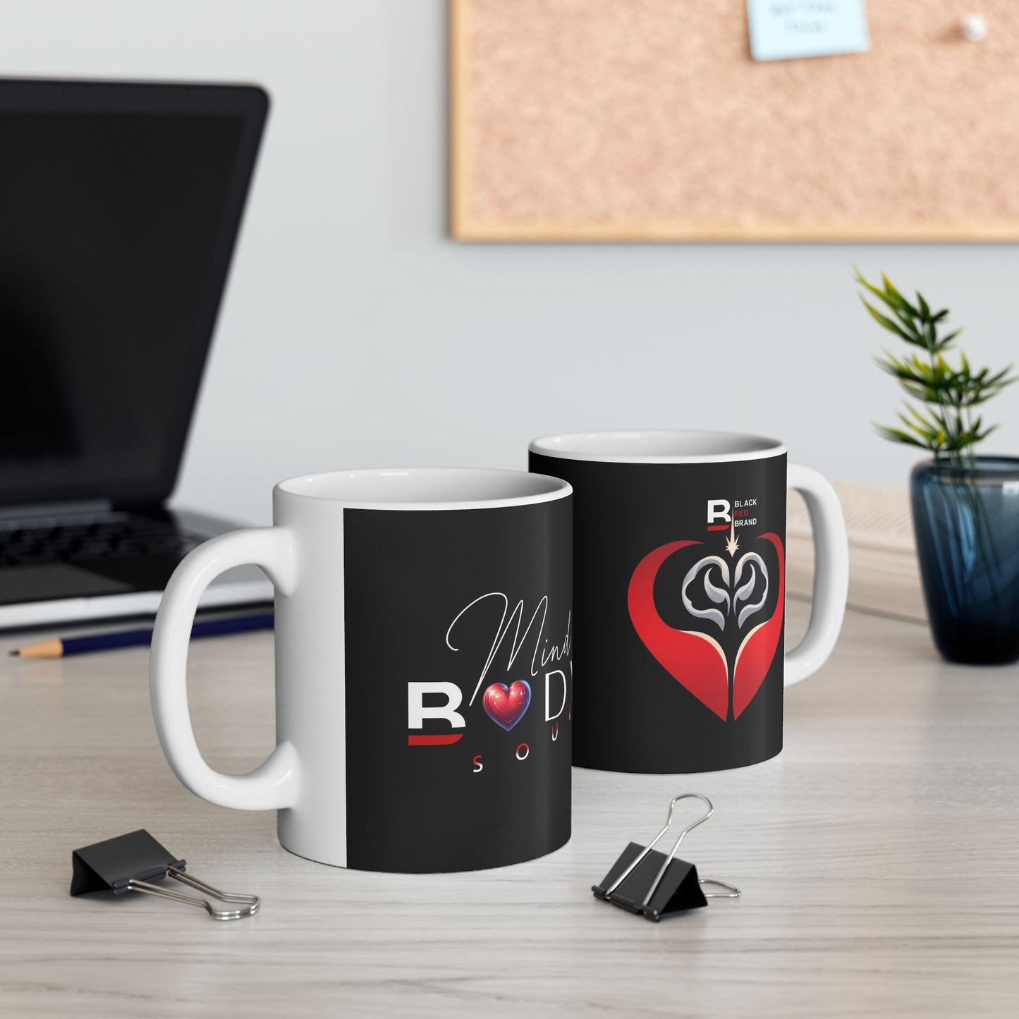 Mind, Body, Soul Mug | Black