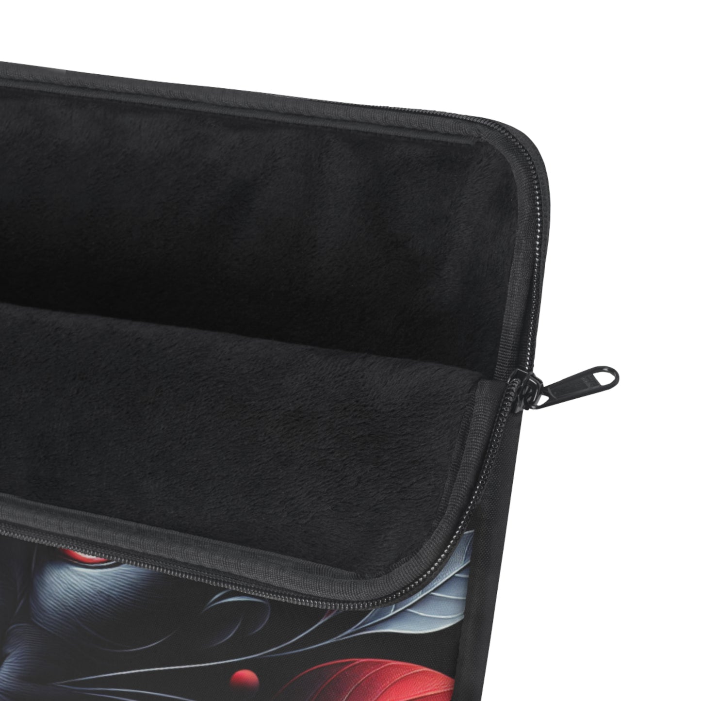 Black Cat Floral Laptop Sleeve - Stylish Protection for Tech Enthusiasts