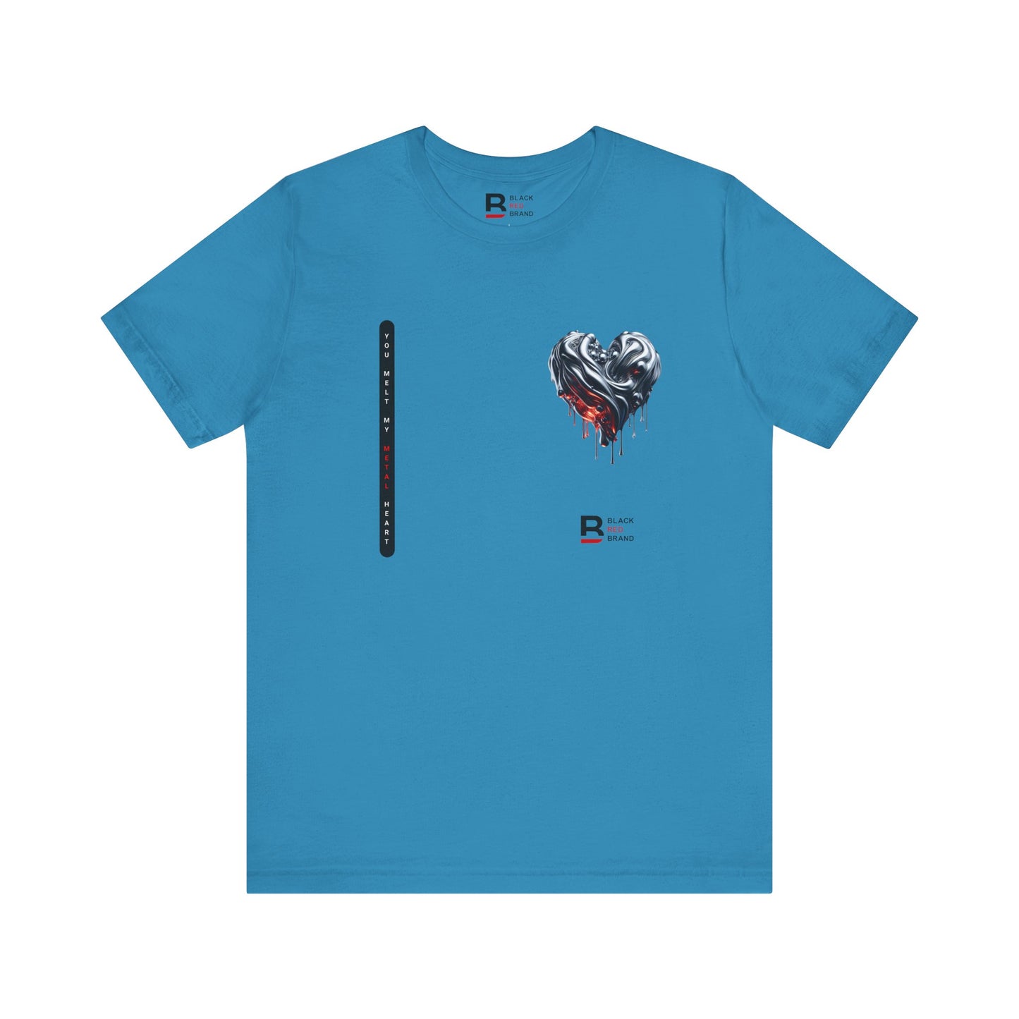 Black Red Metal Heart | Melted