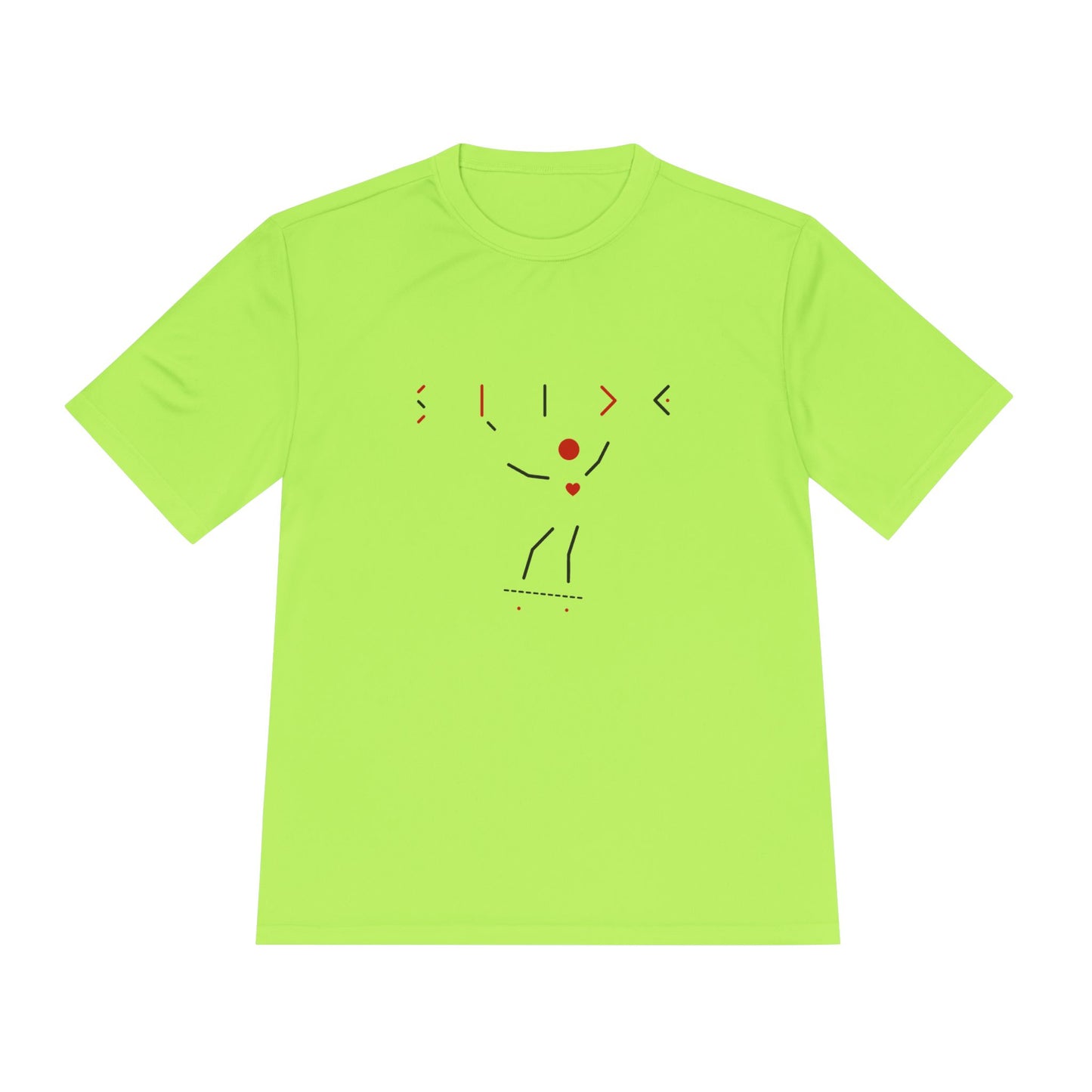 Slide! Moisture Wicking Active Tee, Sports Shirt