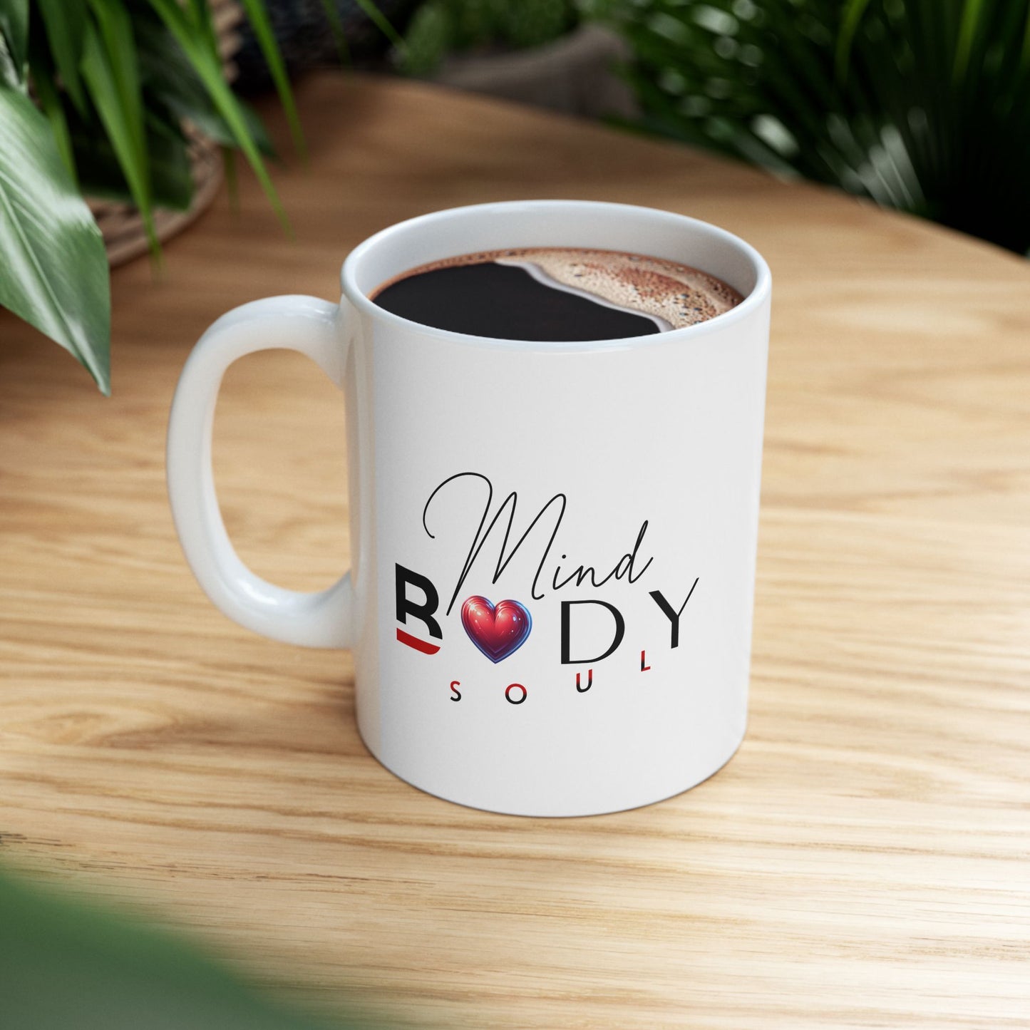 Mind, Body, Soul Mug | White