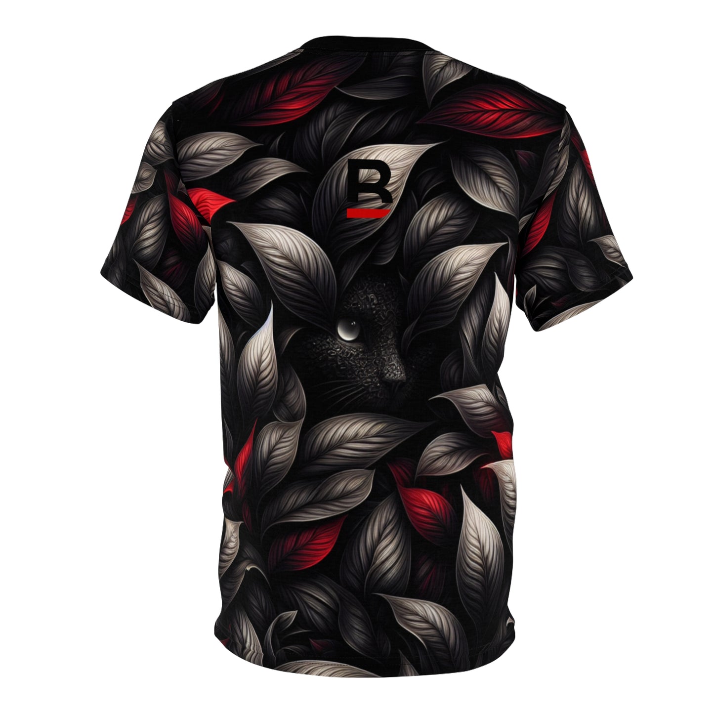 Black Red Cat | Silver Leaves