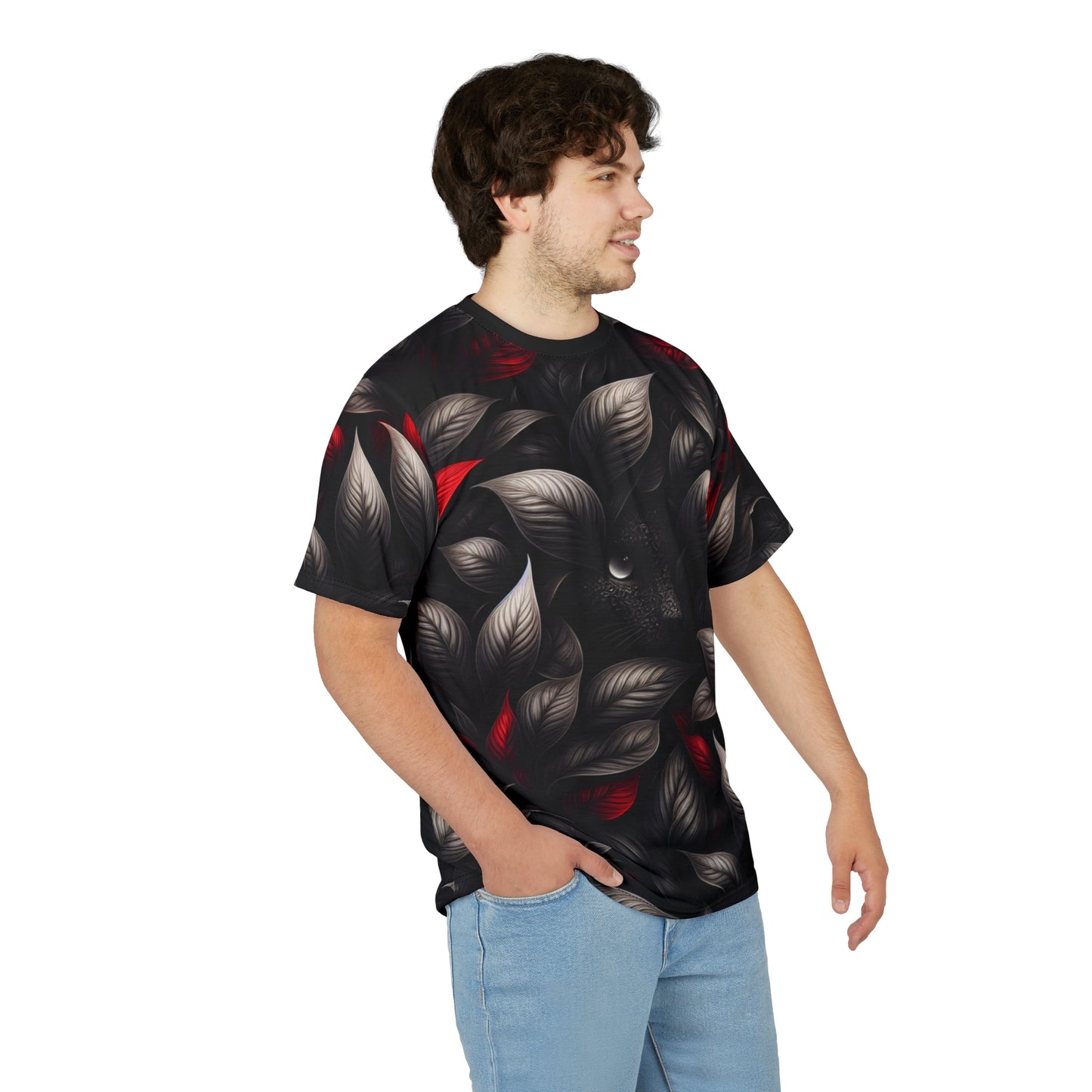 Black Red Cat | Silver Leaves