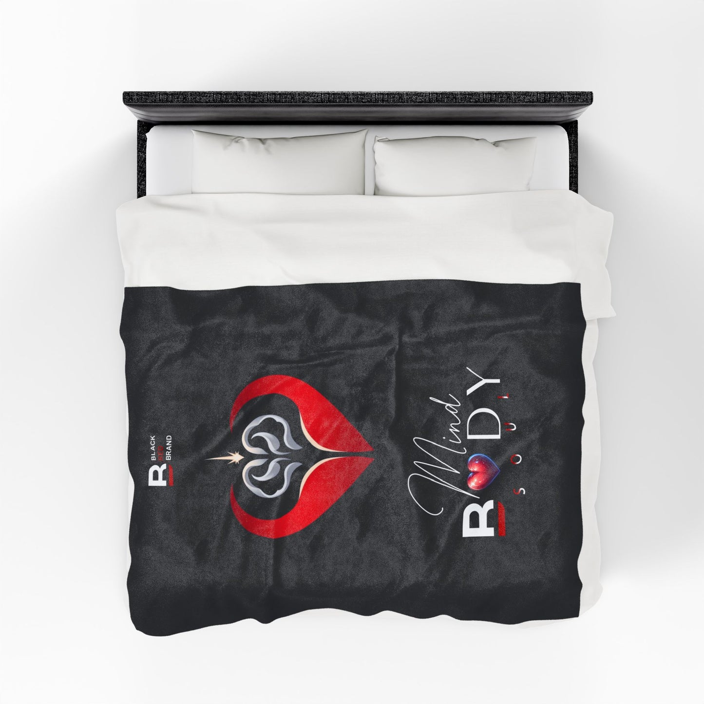 Mind Body Soul | Wellness Velveteen Plush Blanket