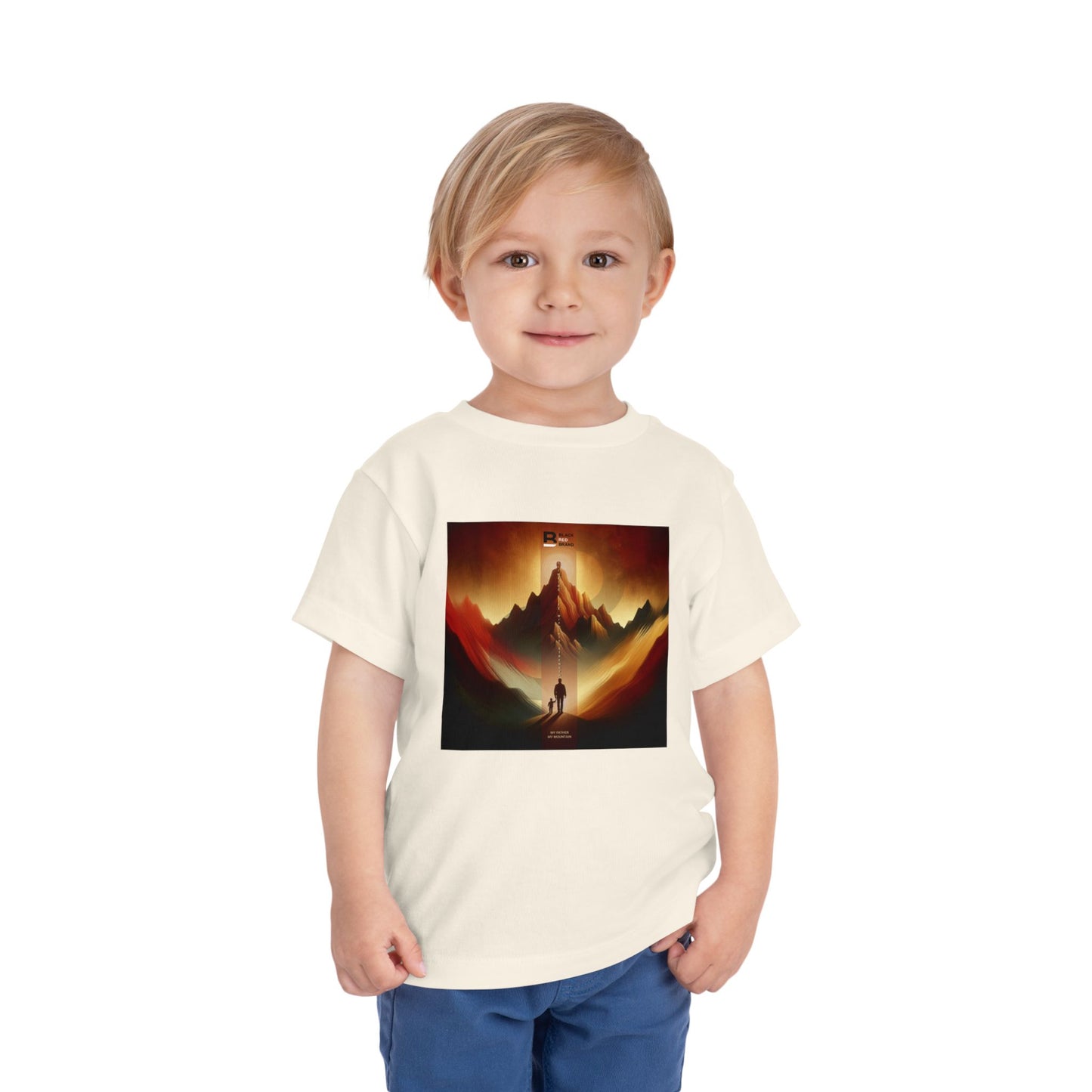Toddler My Father - My Mountain | Where Strength Meets Serenity