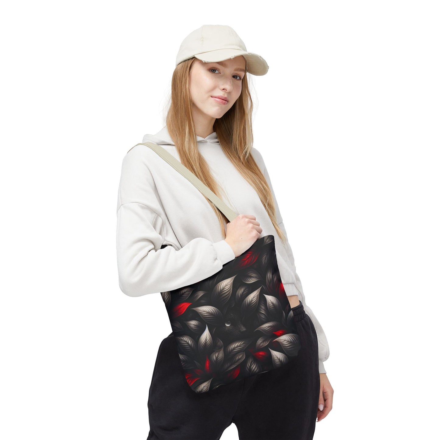 Black Red Mystical Tote Bag | Eco-Friendly Shopping Companion