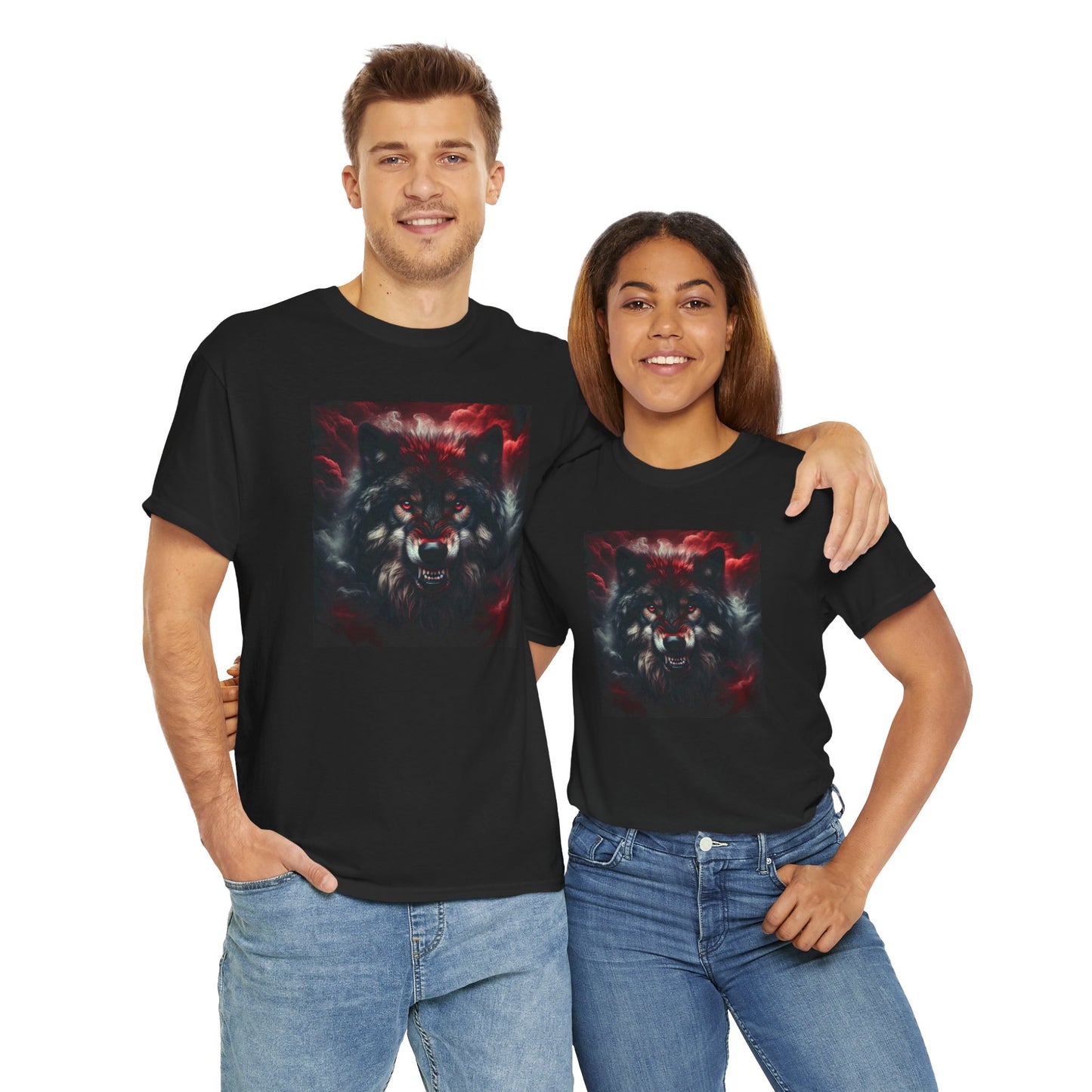 Black Red Wolf | Unleash the Beast Within