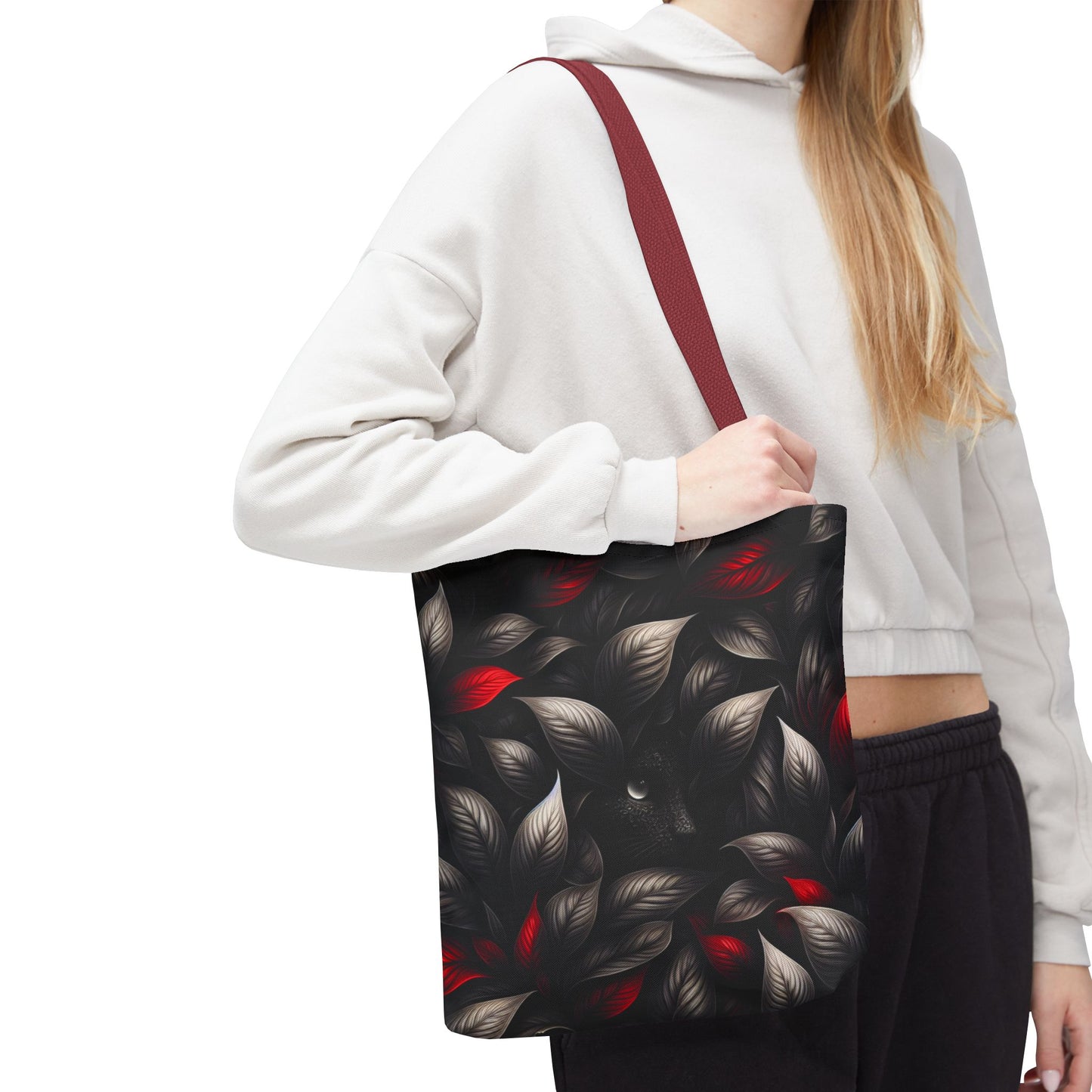 Black Red Mystical Tote Bag | Eco-Friendly Shopping Companion