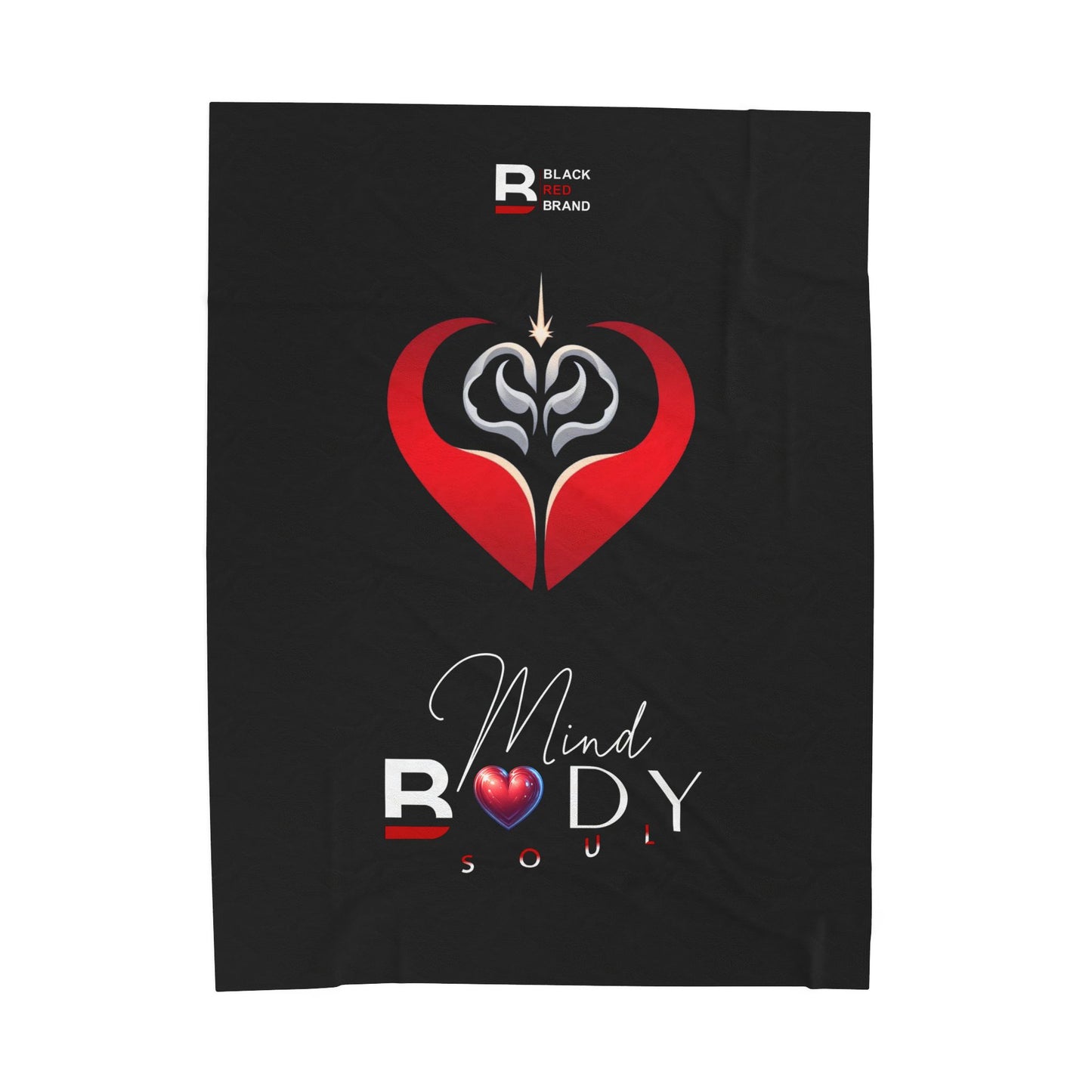 Mind Body Soul | Wellness Velveteen Plush Blanket