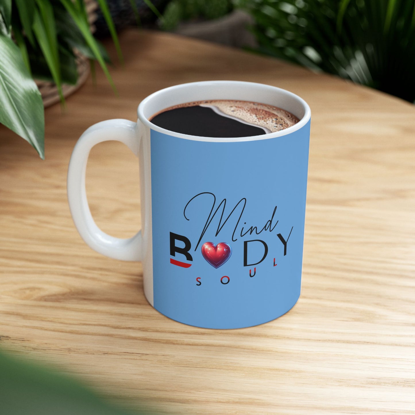 Mind, Body, Soul Mug | Light Blue