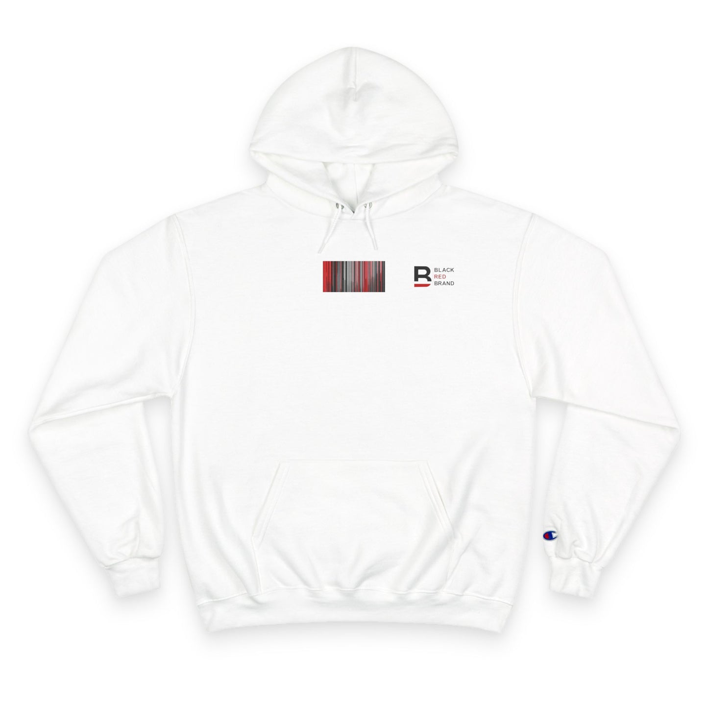 Champion Hoodie with Smile Graphic, Cozy Streetwear