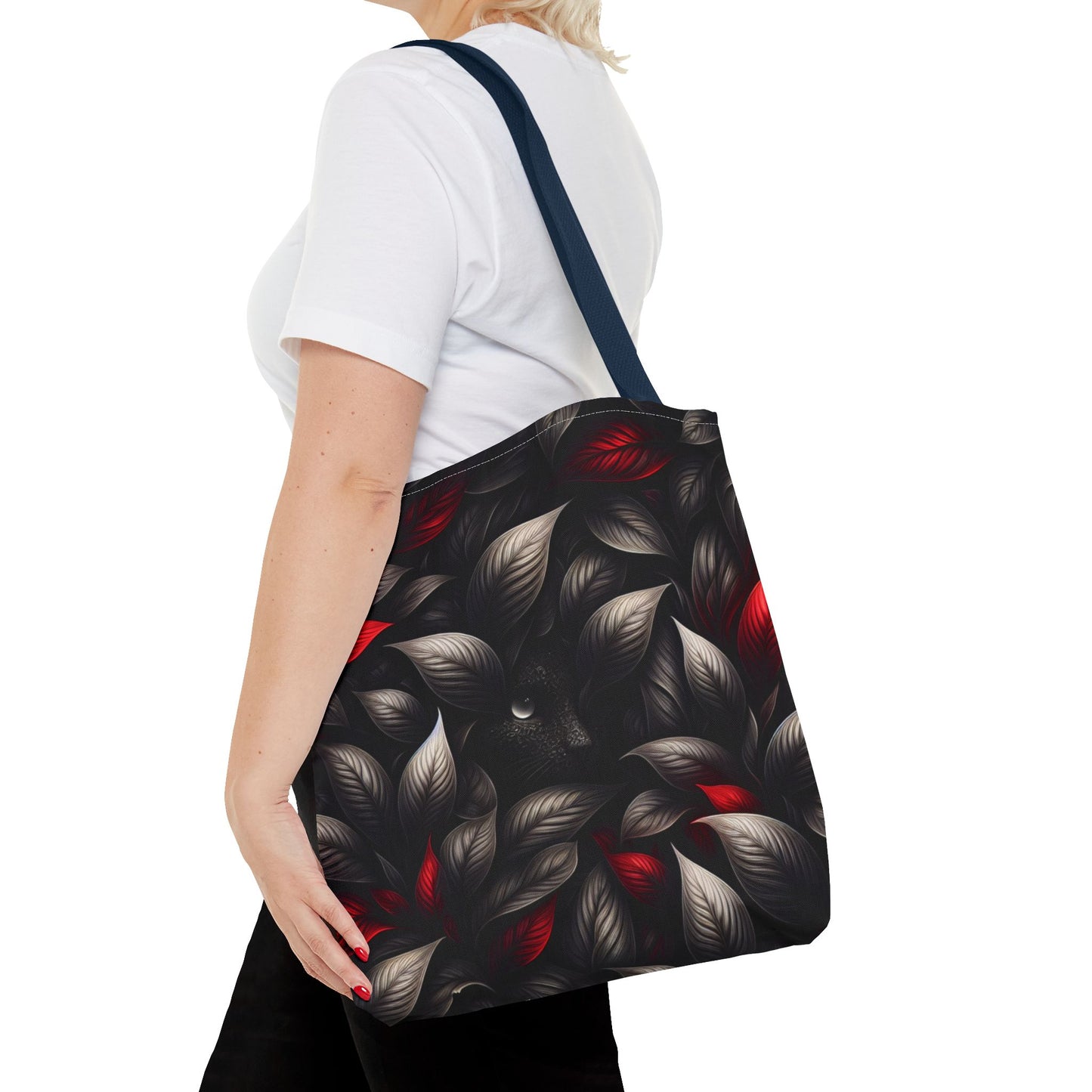 Black Red Mystical Tote Bag | Eco-Friendly Shopping Companion