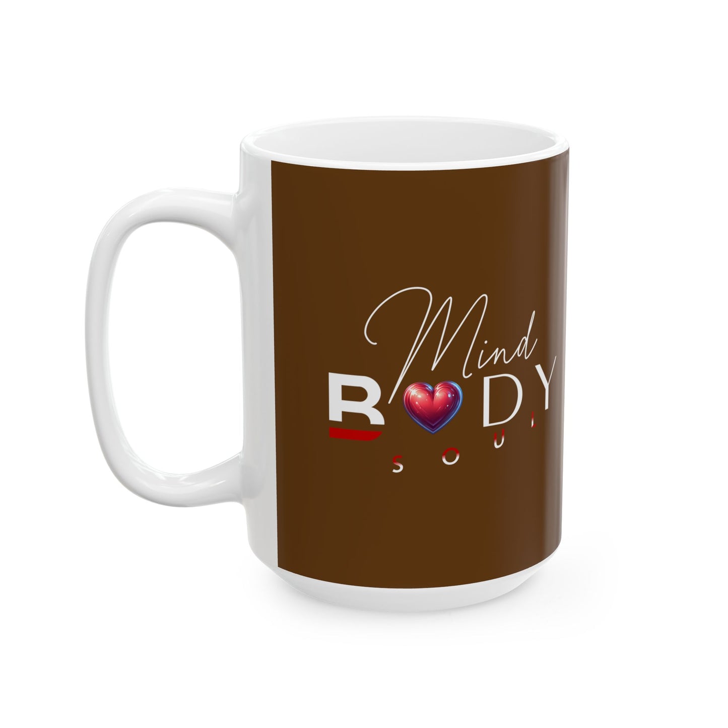 Mind, Body, Soul Mug | Brown