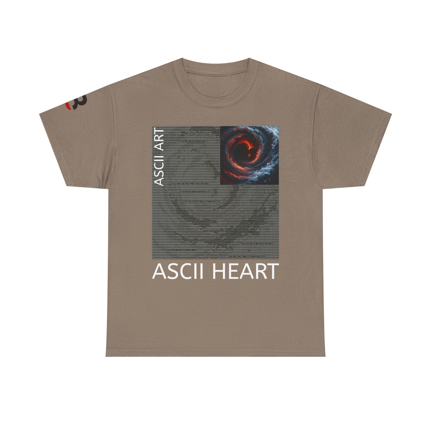 Black Red ASCII Heart | Hidden Messages :)