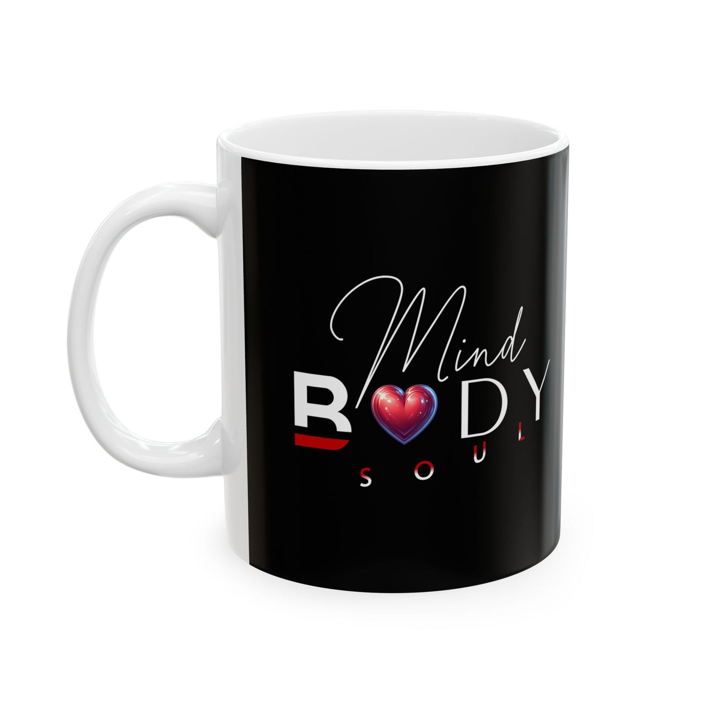 Mind, Body, Soul Mug | Black