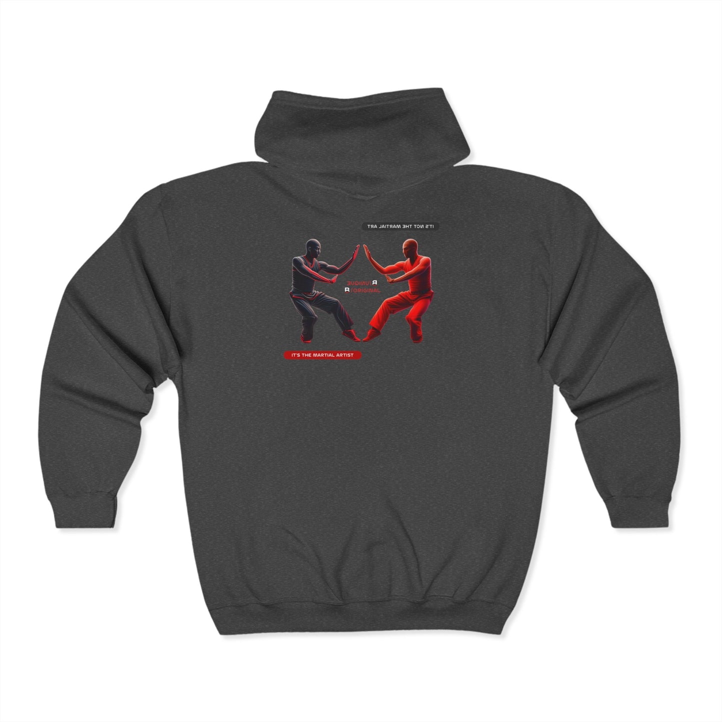 Black Red Xubu Stance | Full Zip Hooded Sweatshirt