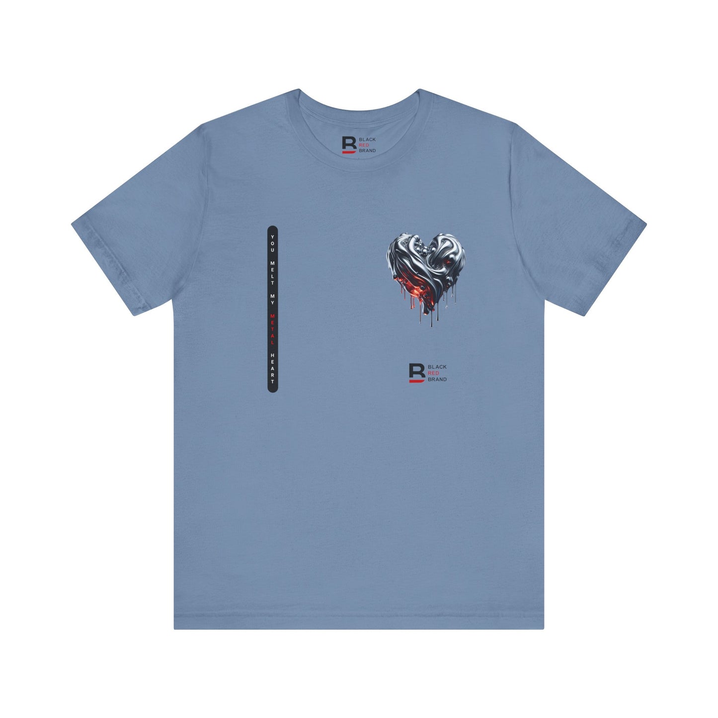 Black Red Metal Heart | Melted