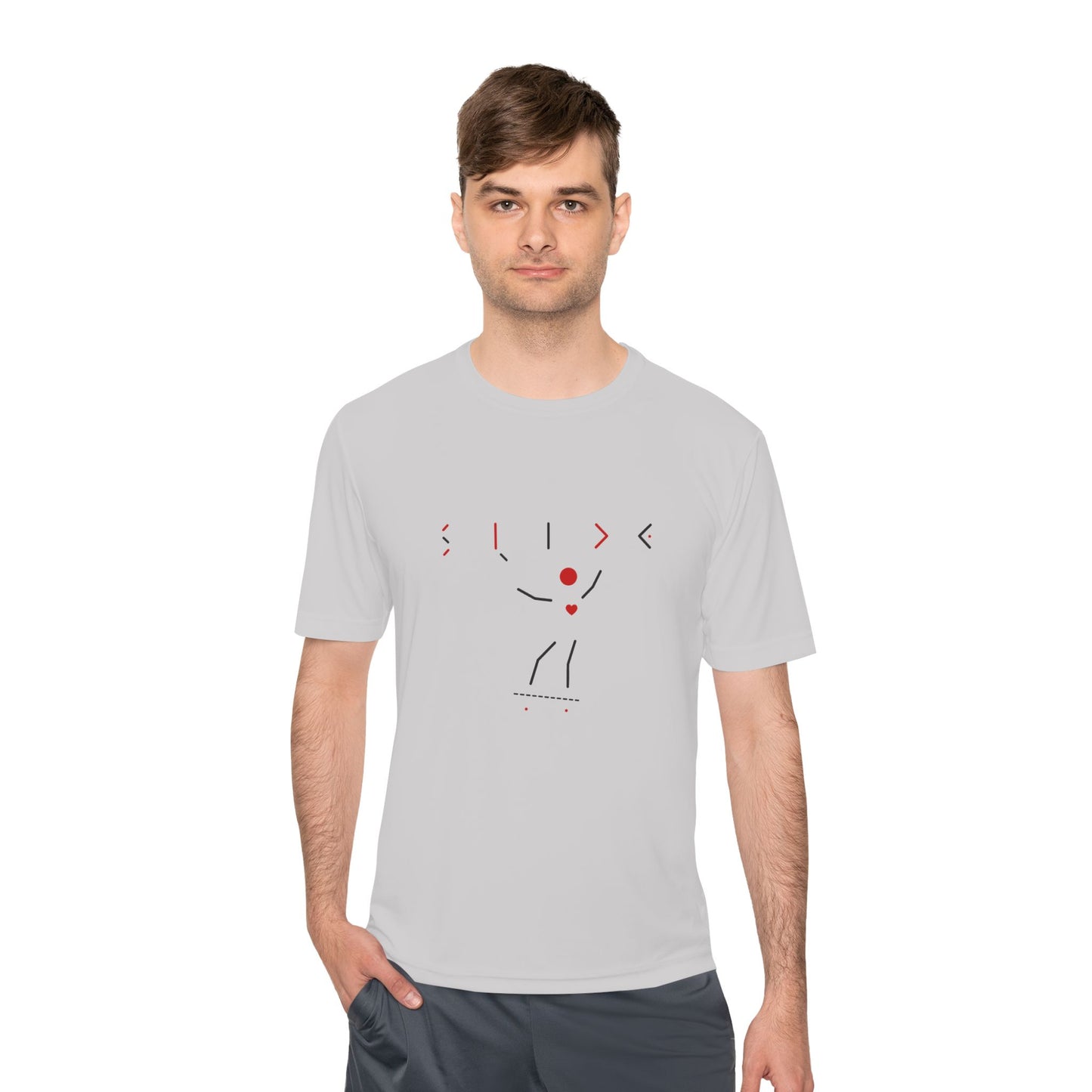 Slide! Moisture Wicking Active Tee, Sports Shirt