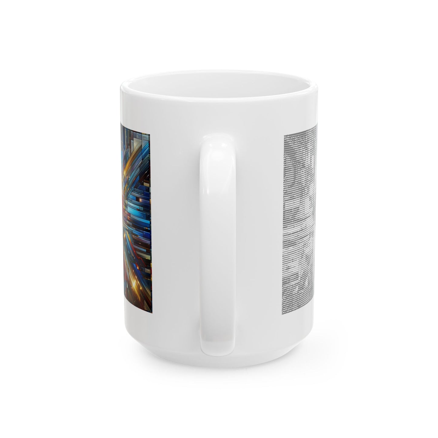 Mosaic Heart (Love and Logic) | Coder’s Coffee Mug White