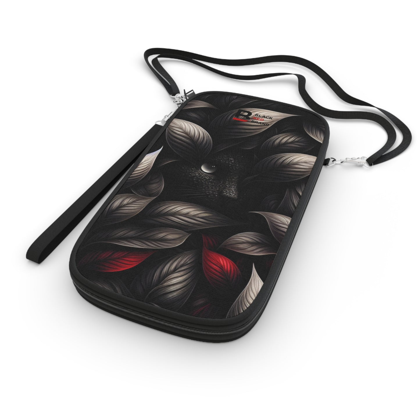 Black Red Passport Wallet – Guardian Cat