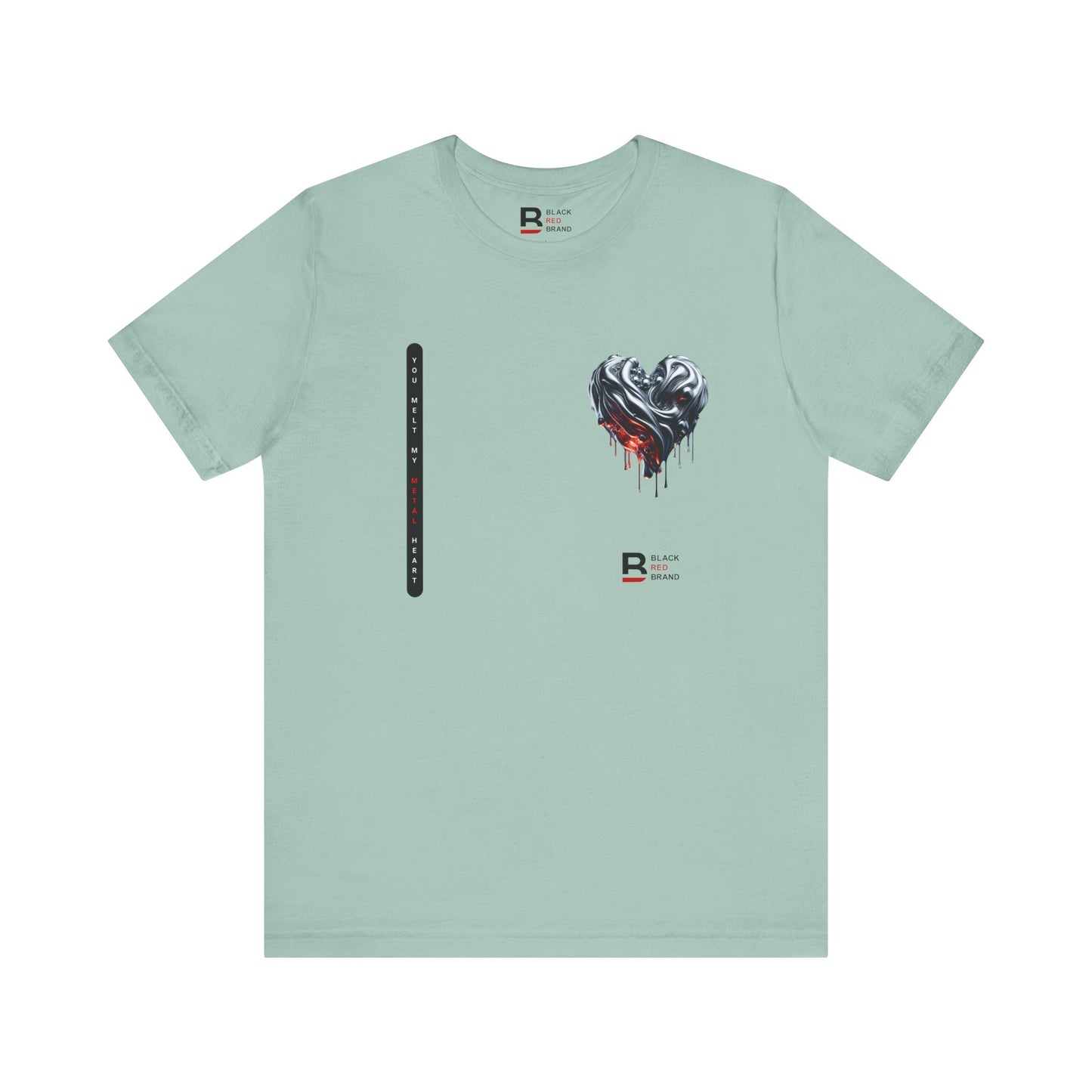 Black Red Metal Heart | Melted