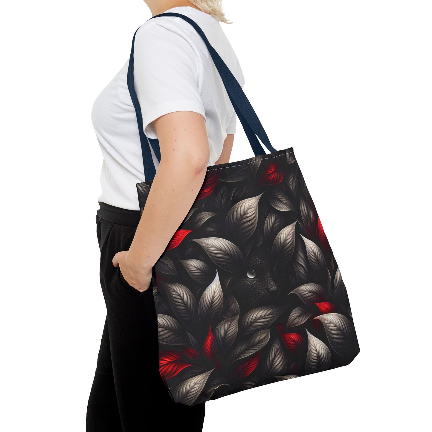 Black Red Mystical Tote Bag | Eco-Friendly Shopping Companion