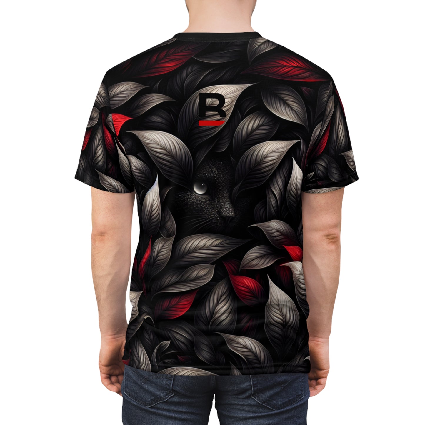 Black Red Cat | Silver Leaves
