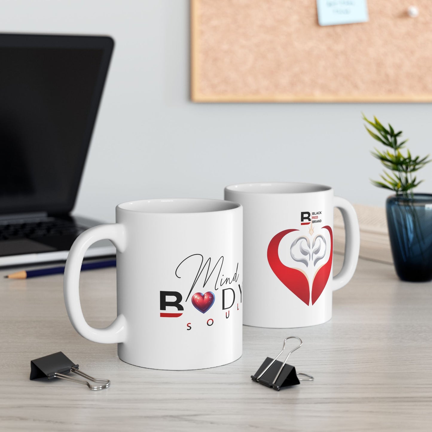 Mind, Body, Soul Mug | White