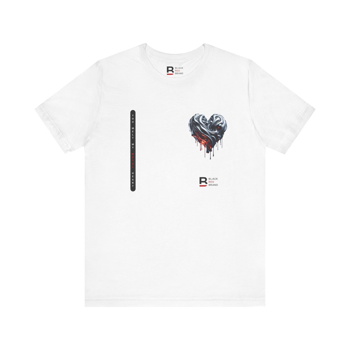 Black Red Metal Heart | Melted